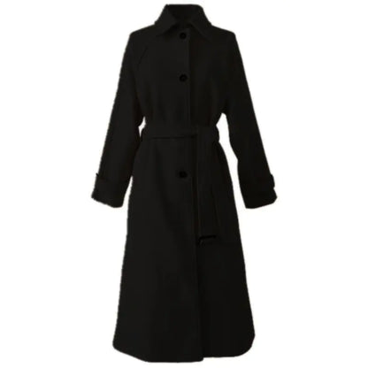 Winter Women's Thicken Wool Blend Long Coat